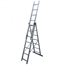 Лестница алюмин. трехсекц. 7ступ. LS307