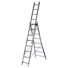 Лестница алюмин. трехсекц. 9ступ. LS309