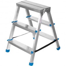 Стремянка 3-х ступенч. алюмин. двусторонняя