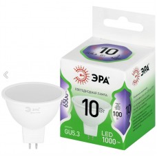 ЭРА GREEN LINE LED MR16-10W-865-GU5.3 GL Ламп. светод-ная GU5.3 10W 6500K - хол. дневн. свет (10 / 1