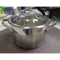 Кастрюля с крышкой AST-6525 (нжс)d=18. 2.5л