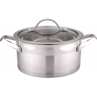 Кастрюля с крышкой AST-6560 (нжс)d=24. 6.0л