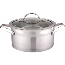 Кастрюля с крышкой AST-6560 (нжс)d=24. 6.0л