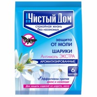 Чистый Дом шарики от моли экстра 40г