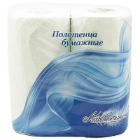 Полотенца бум. белое  Альбертин  2 рул 15с3705