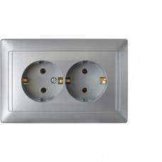 Розетка РС16-313 серебро