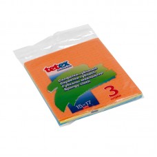 tetex Салфетки губчатые. целлюлоза. 15х17 см. 3 шт. 02-04-0164