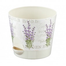 Кашпо НИКА ДЕКО 1.6л с прикорневым поливом (лаванда). арт.М3077