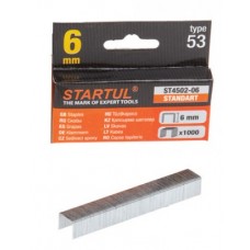 Скобы 6мм тип 53 (1000шт) STARTUL STANDART  арт.ST4502-06