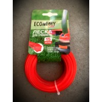 Леска для триммера сеч. звезда диам. 2.4 15м Economy Line