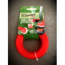 Леска для триммера сеч. звезда диам. 2.4 15м Economy Line
