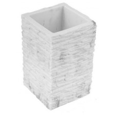 Стакан для зубных щеток STONEWAVE. бел.. арт.35-130812