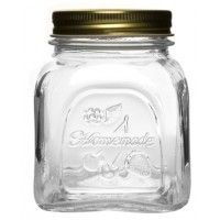 80384 1071395 Банка  500 мл с метал. крышкой Хоммейд