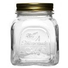 80384 1071395 Банка  500 мл с метал. крышкой Хоммейд