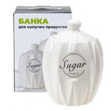 Банка для сыпучих продуктов керам. Sugar  700 мл/11.3*11.3*15.6 см (арт. QC24B179S. код292899)