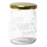 Банка стеклянная с метал. крышкой 500 мл/12.5 см (арт. M95580. код 993536)