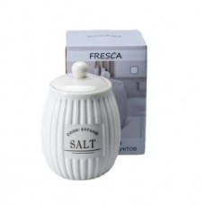 Банка для сыпучих продуктов керам.  Salt  800 мл/11.3*16.2 см (арт. QC23A398SA)