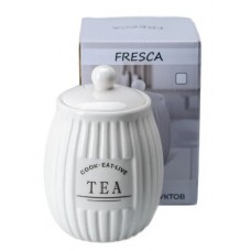 Банка для сыпучих продуктов керам.  Tea  800 мл/11.3*16.2 см (арт. QC23A398T)