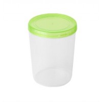 Банка с завинчивающейся крышкой 1.3л цвет. в ассортим.