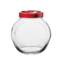 Банка  200 мл с красной крышкой Белла 80386 1071390 