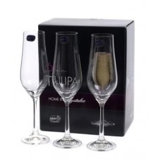Н-р бокалов д/ шампанского стекл.  Tulipa  6 шт. 170 мл (арт. 40894/170)