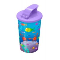 Стакан с клампном и декором  МОРСКОЕ ДИСКО  400МЛ