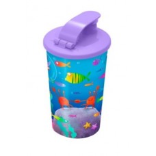 Стакан с клампном и декором  МОРСКОЕ ДИСКО  400МЛ