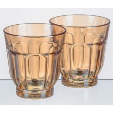 Набор стаканов ст. Роман. Золотой мед  2 шт. 250 мл O0580. код 057399)