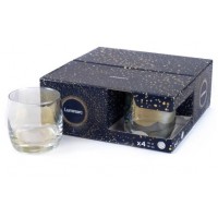 Набор стаканов ст. Golden chameleon  4 шт. 310 мл P9324. код 033300)
