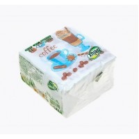 Салфетки бумажные Belux однослойные 24*24см чай-кофе 75шт