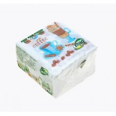 Салфетки бумажные Belux однослойные 24*24см чай-кофе 75шт