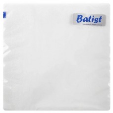 Салфетки бумажные Batist 3-х слойные 33*33см белые 20шт