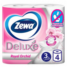 Бумага туал.аром. Zewa Deluxe Royal Orchid (Орхидея) 4 рул.
