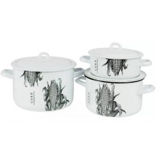 С-001/4Э Набор 3 пр.: кастрюли 1.45 л.. 2.9 л.. 4.3 л. Corn
