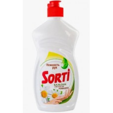 Sorti ср-во для мытья посуды жидкое Бальзам 450г с экстрактом Ромашки