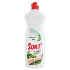 Ср-во д/посуды SORTI 900г Бальзам с алоэ Вера