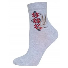 Носки женские 1102. р.23. 640 св. серый меланж