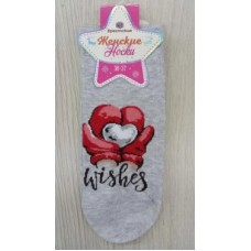 Носки женские 1145. р.23. 679 св.серый меланж