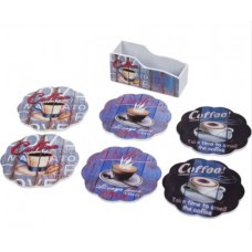 DA5112 Набор подставок под кружку 6 шт.. Д=10.5 см