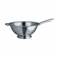 Дуршлаг нерж. 24 см с ручкой НЕ4402WLH-24