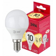 Лампочка светод. ЭРА LED P45-10W-827-E14 R