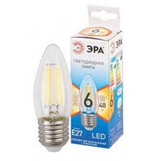Лампа светод.филам.ЭРА QX F-LED-6 Ват B35-7W-840-E14)