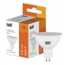 Лампа стодиод. IEK LED MR16 410lm 3000K GU5.3