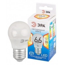 Лампа светод ЭРА QX LED-6.6 Вт-P45-2700K-E27