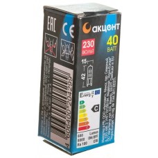 Лампа гал. АКЦЕНТ JCD 230В 40W G9 FR