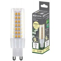 TDM Лампа светод. G9-9 Вт-230 В-3000 К. TDM Лампа светод. G9-9 Вт-230 В-3000 К.