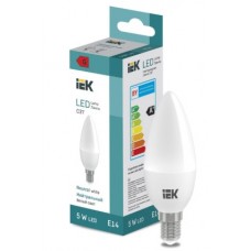 Лампа светод. LED Candle IEK LL-I-C37-5-230-40-E14