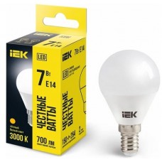 Лампа светод.LED Globe IEK LL-I-G45-7-230-30-E14