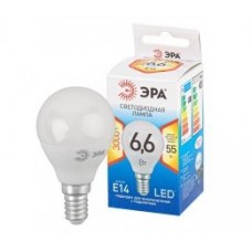 Лампа светод.ЭРА QX LED-6.6 Вт-P45-2700K-E14