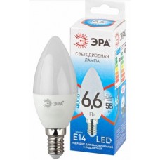 Лампа светод. ЭРА QX LED-6.6 Ват-В35-4000K-E14